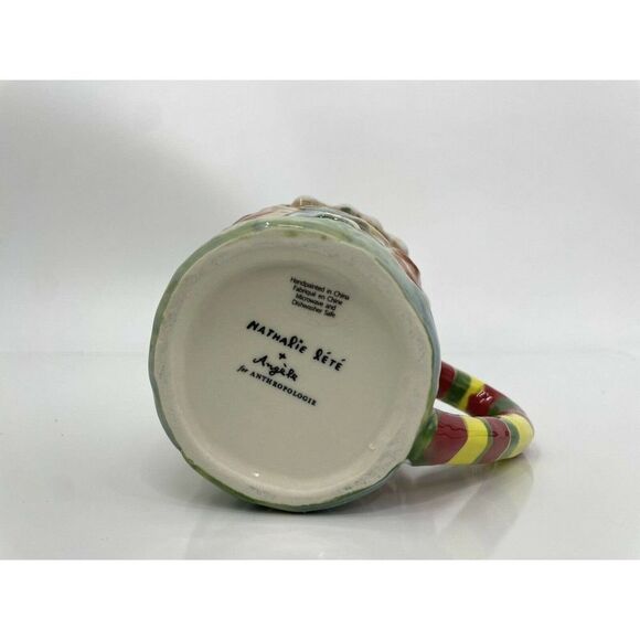 Anthropologie Nathalie Lete Gingerbread Christmas Mug - Picture 5 of 7